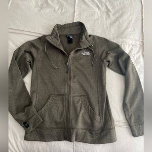 North Face zip-up sweatshirt